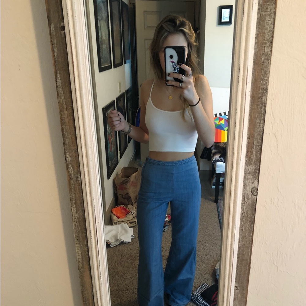 Brandy Melville White Skylar Tank